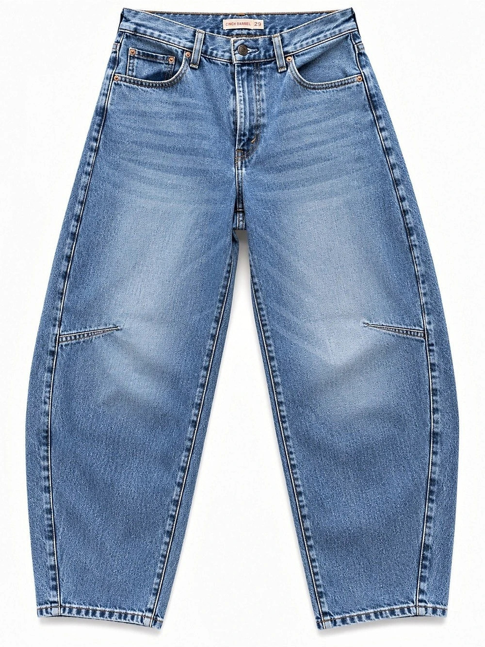 Levi’s Cinch Barrel Jeans Size 29 Blue 100% Cotton Baggy Denim